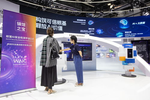 探营2023waic 蚂蚁集团展出人工智能技术大图 蚁鉴2.0 入选大会 镇馆之宝